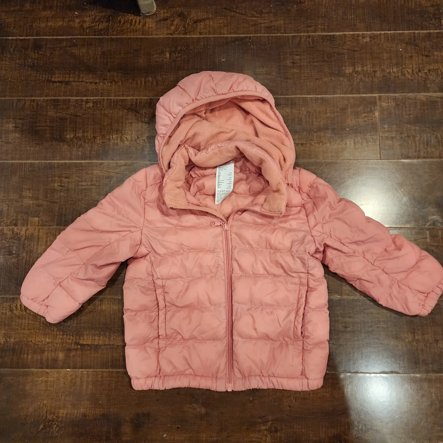 Uniqlo Baby Puffer Jacket - Size 3 - Pink