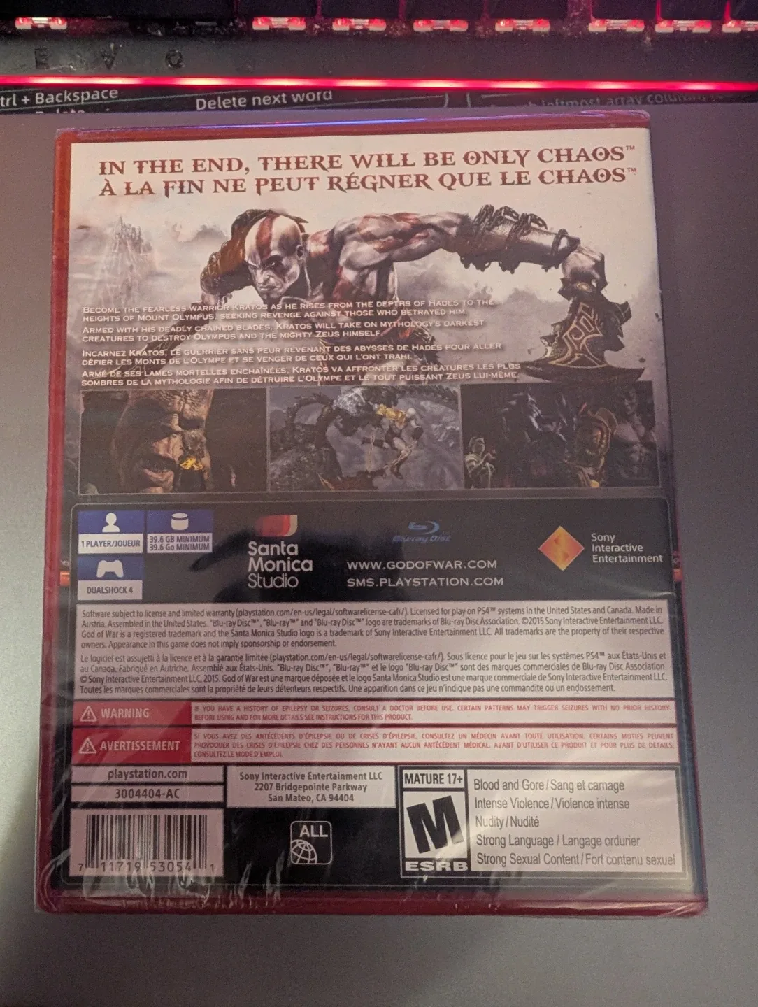 God of War Remastered PS4 - New! image indicator(2)