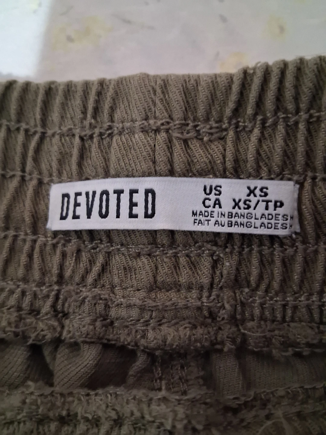 Devoted XS Jogger Pants - Olive Green - photo 2