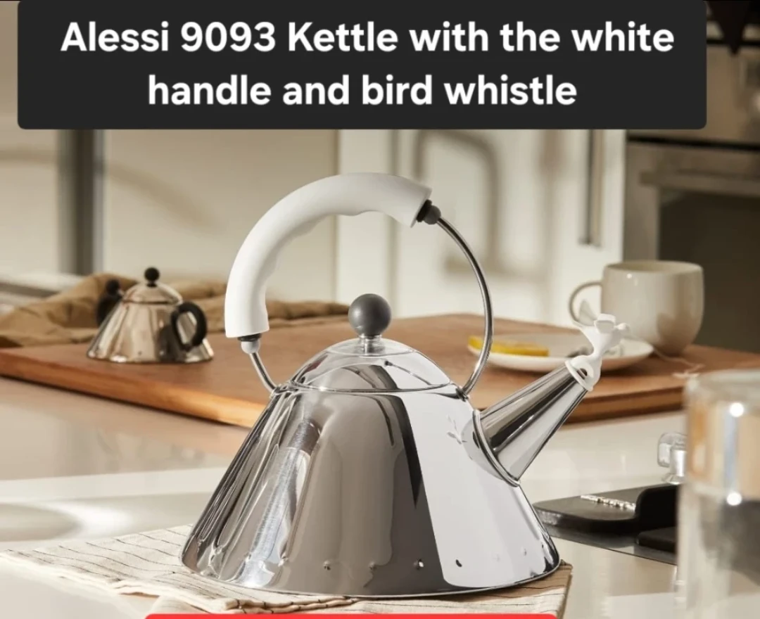 Alessi 9093 Kettle with Bird Whistle