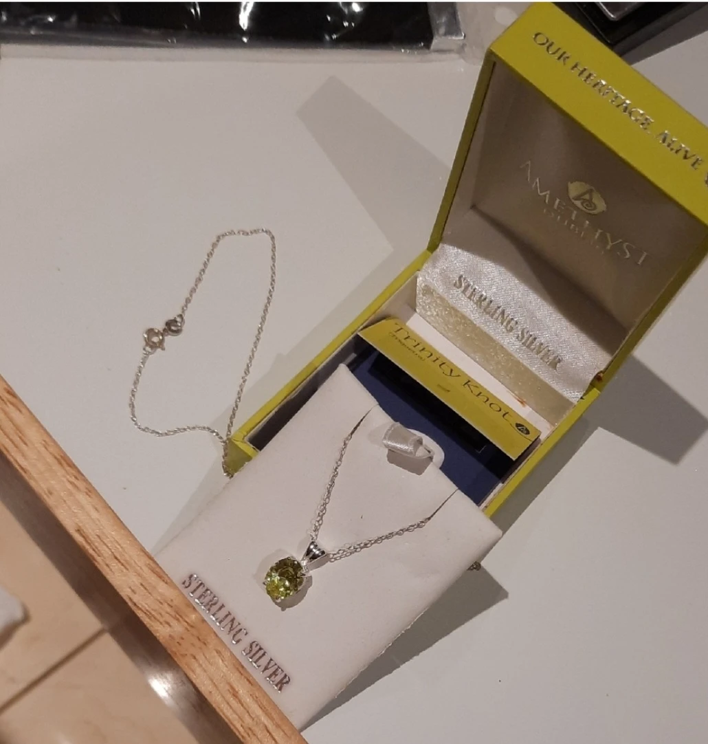 Genuine OURO VERDE CELTIC DUBLIN necklace sterling silver