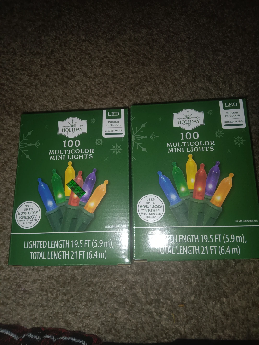 Holiday Time 100 Multicolor Mini Lights - New - photo 5