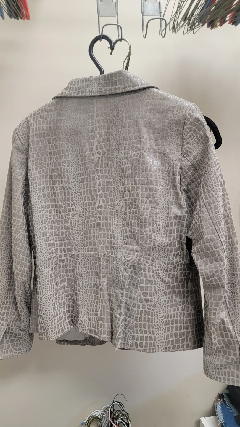 Guillaume Croc-Embossed Blazer - photo 3
