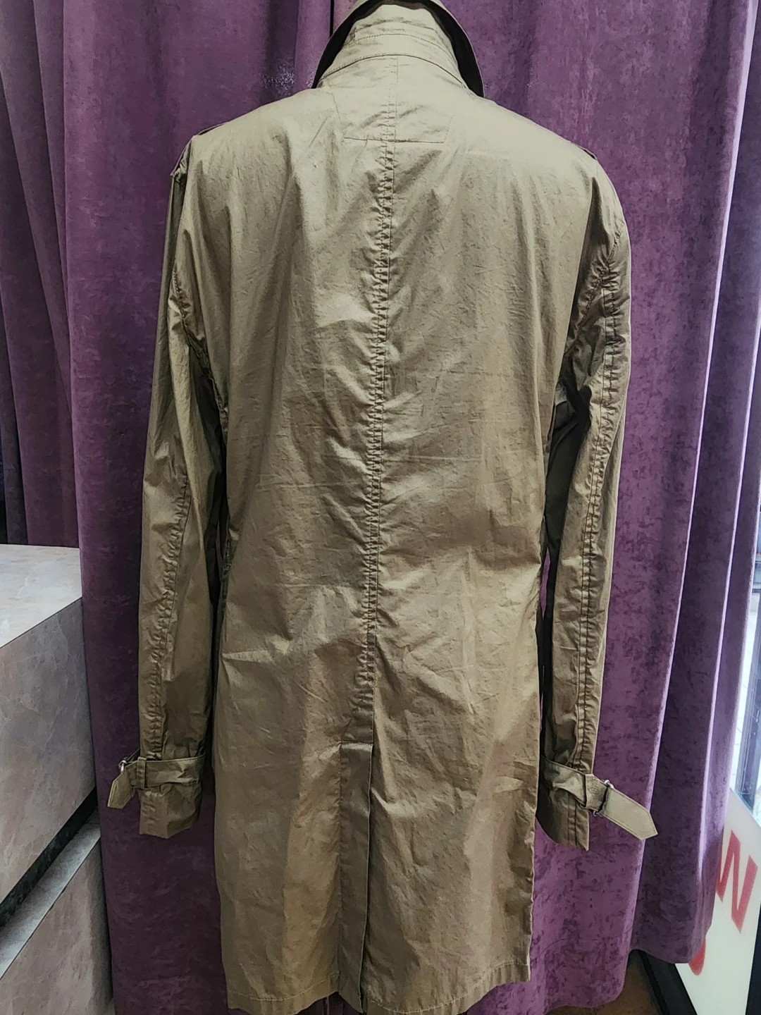 John Varvatos U.S.A. Trench Coat - Size S - photo 3