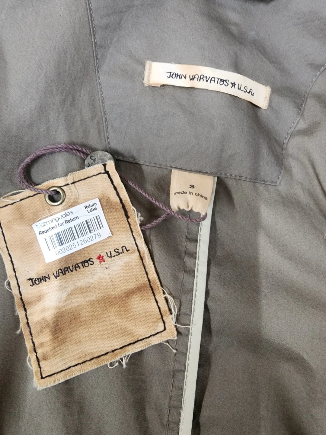 John Varvatos U.S.A. Trench Coat - Size S - photo 4