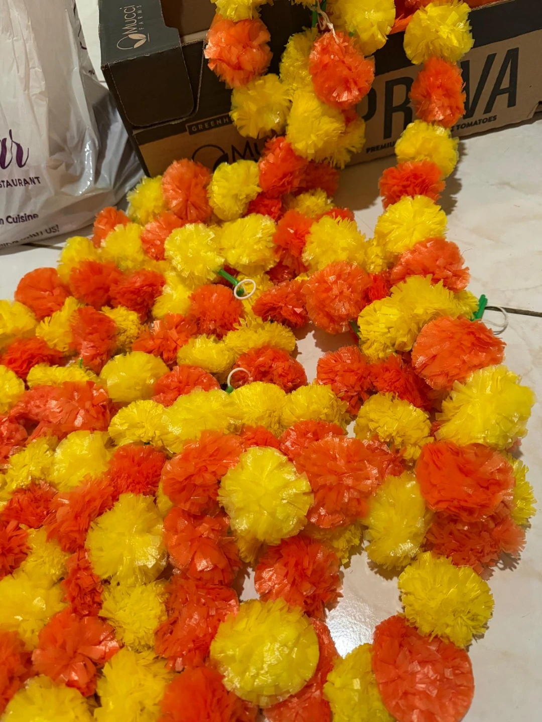 Artificial Marigold & Rose Garlands - photo 3