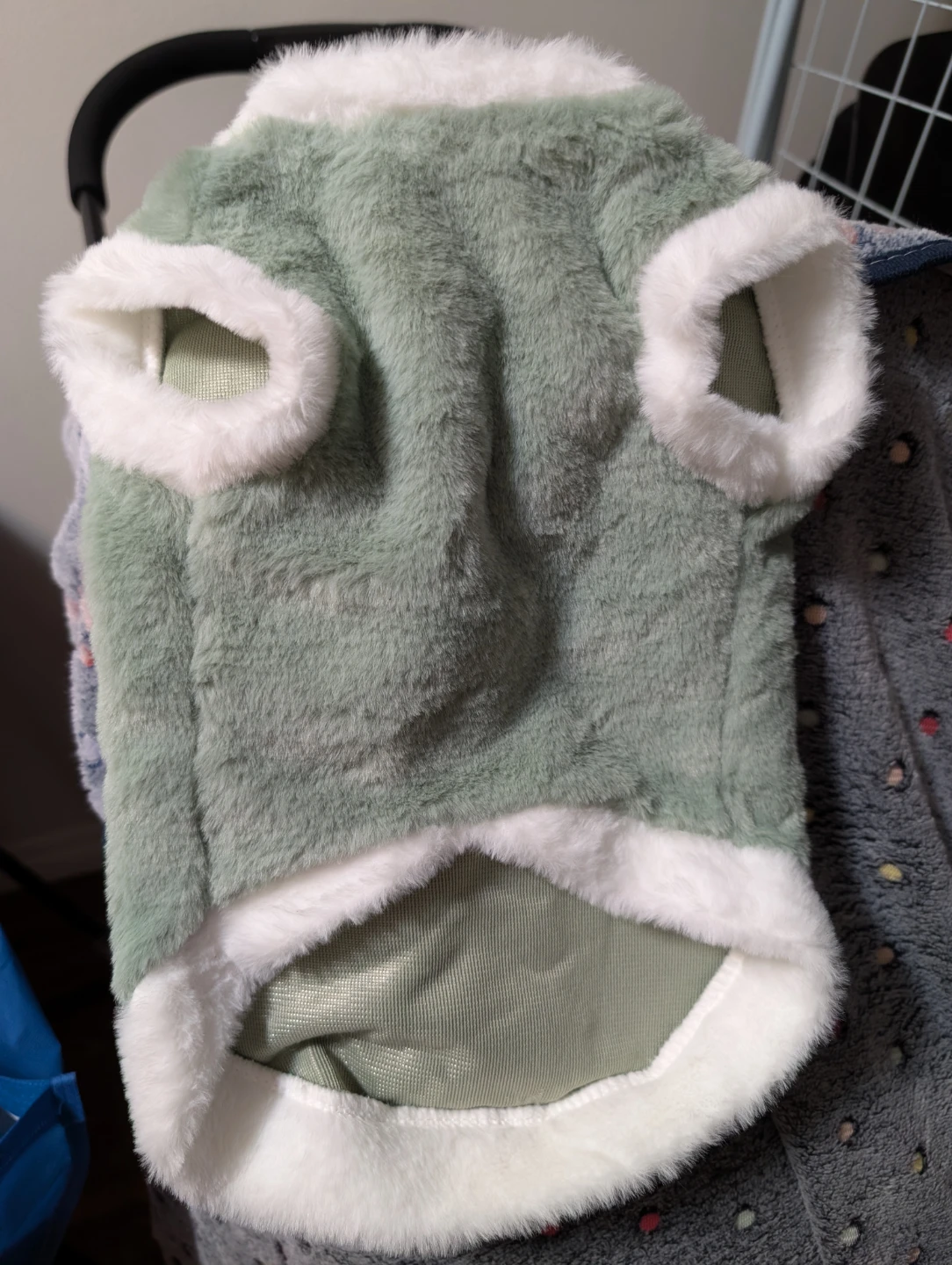 Cute Green & White Dog Coat - photo 2