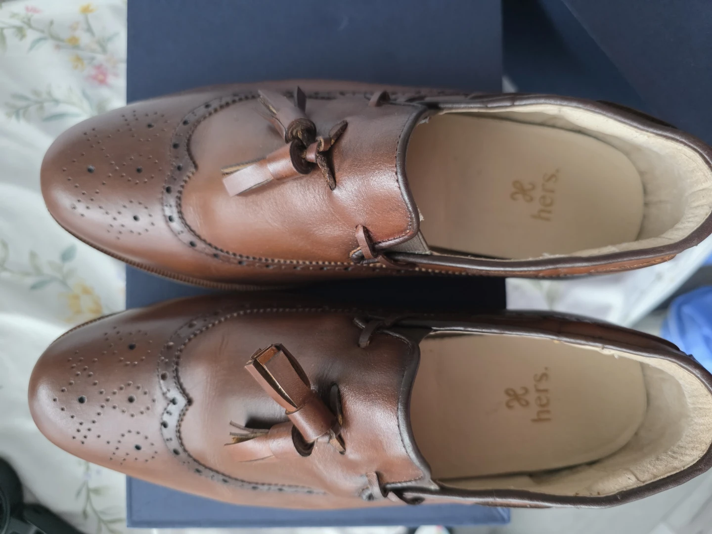 Godfather Brown Leather Tassel Loafers - photo 2