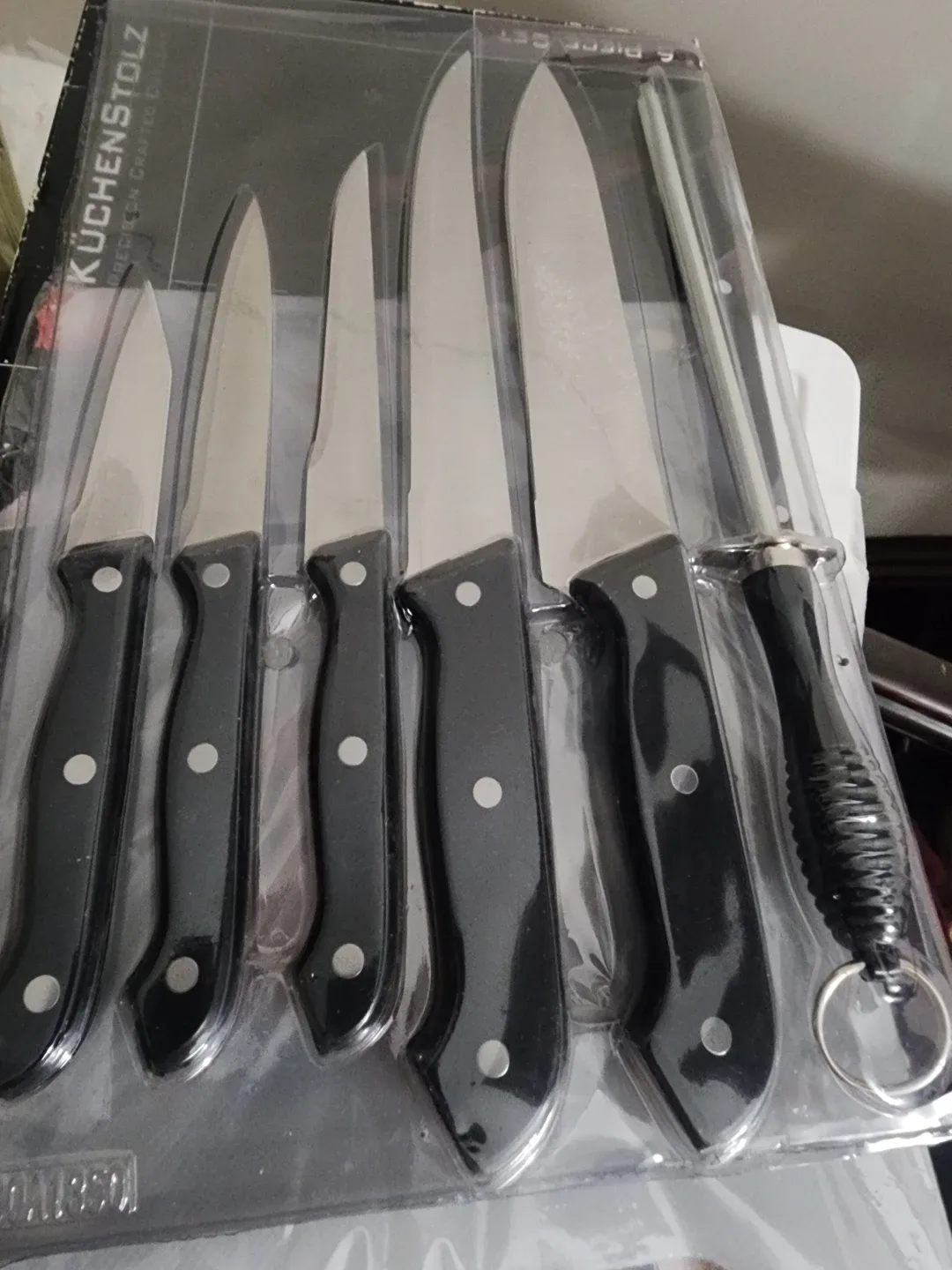 #Cleanout  6-Piece Cutlery Set with Cutting Board - New image indicator(2)