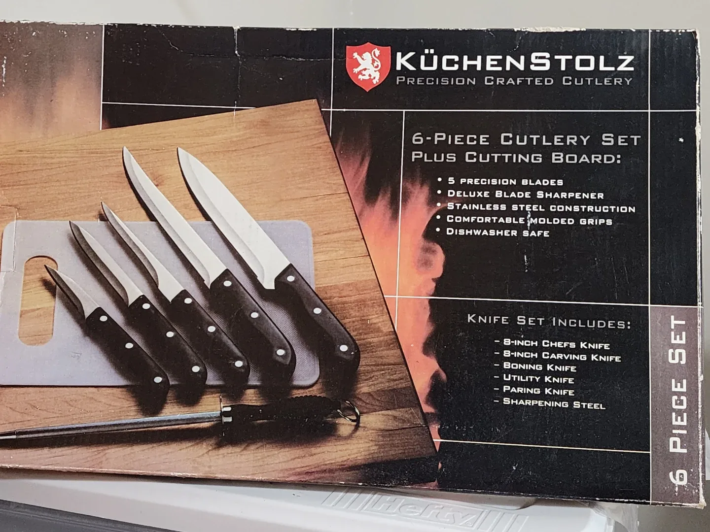 #Cleanout  6-Piece Cutlery Set with Cutting Board - New image indicator(5)