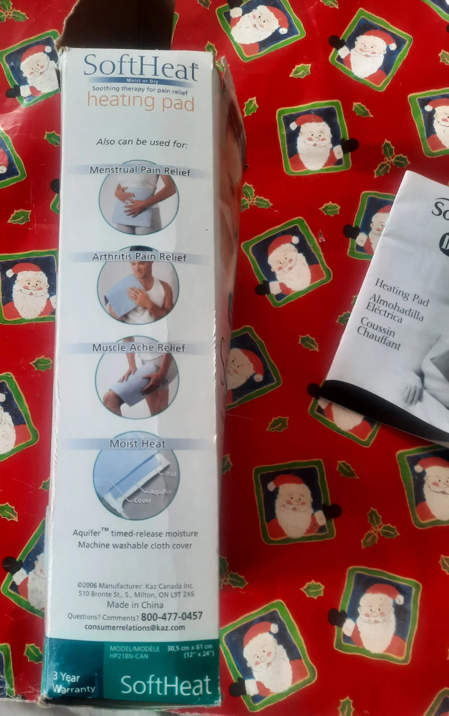SoftHeat King Size Heating Pad - in Box! - photo 2