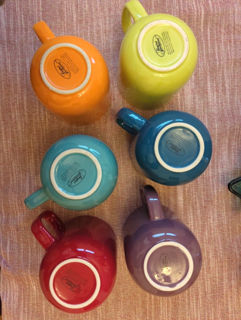 Set of 6 rainbow Mugs - photo 5