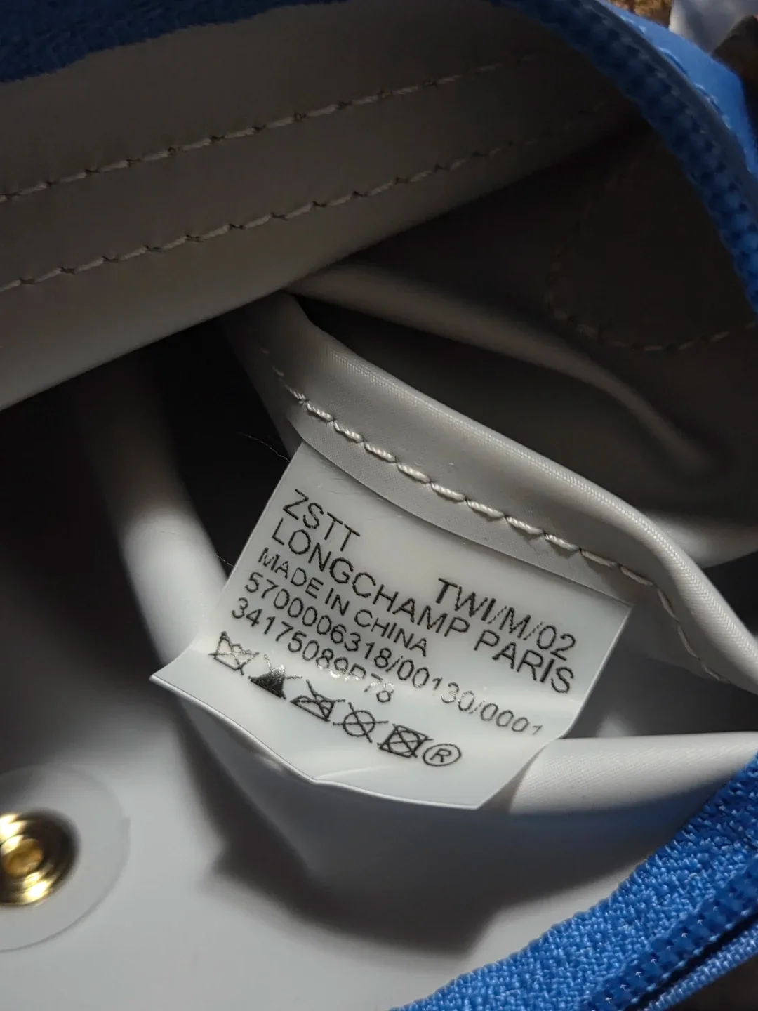 Longchamp Pouch Blue image indicator(4)