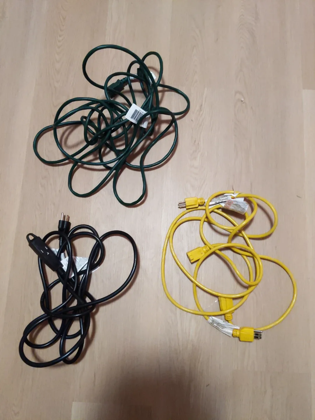 2 Heavy duty extension cords