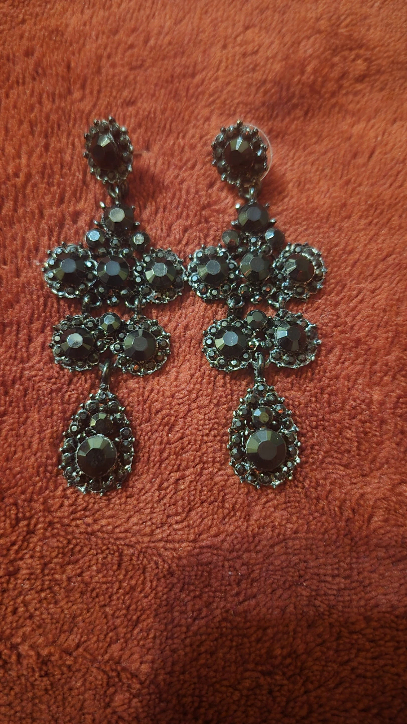 Black Statement Earrings