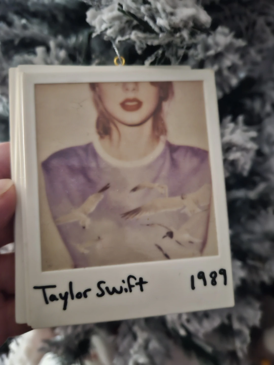 RARE Taylor Swift 1989 Polaroid Ornament - musical