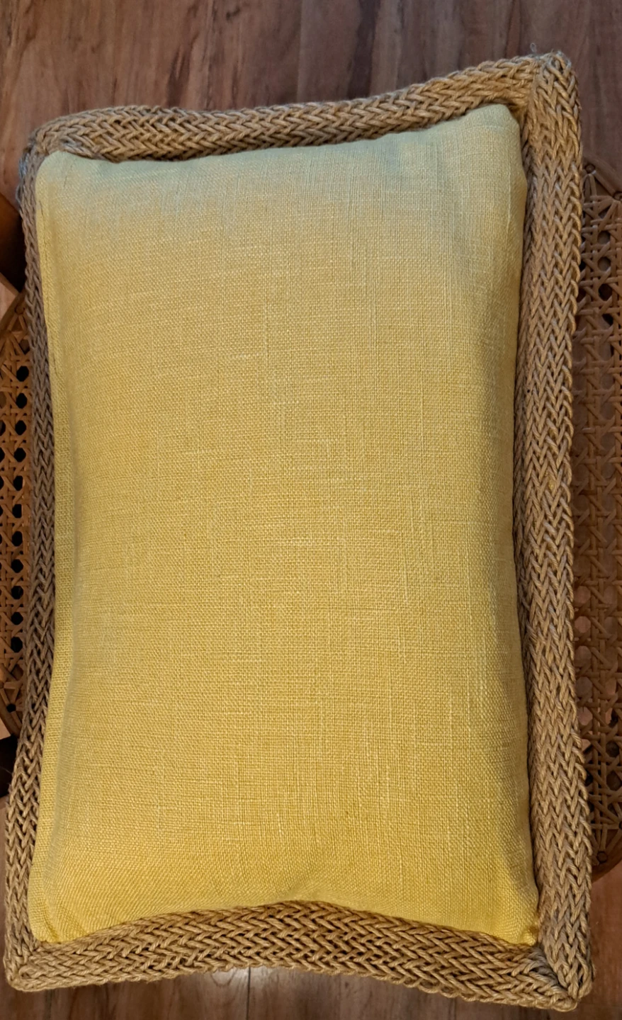 Decorative Yellow Throw Pillow