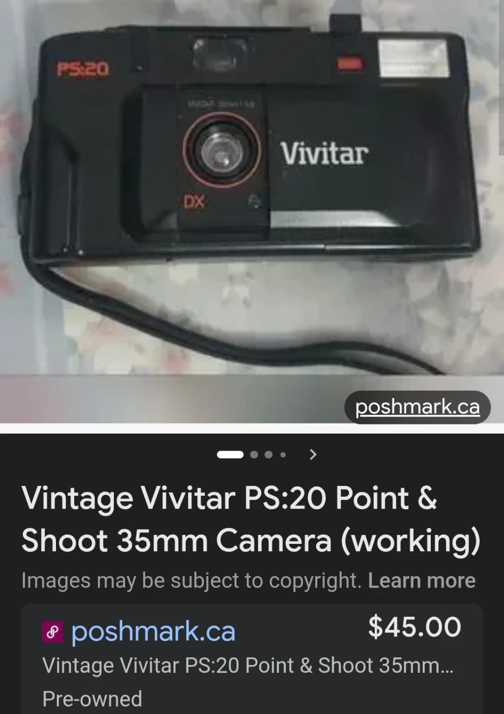 FREE Vivitar PS:20 Point & Shoot 35mm Camera - photo 5