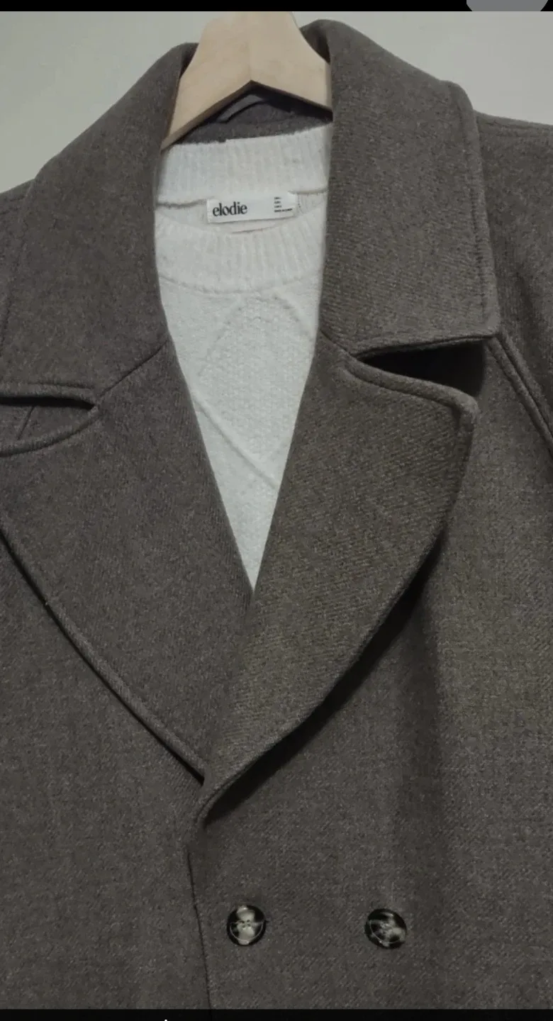 H&M Wool Blend Over Size Coat -  size XL image indicator(8)