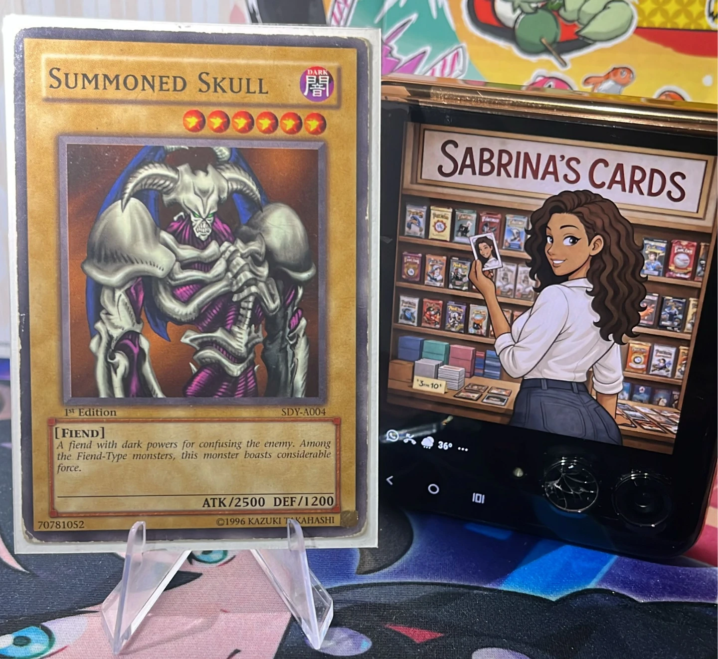 Yu-Gi-Oh! Summoned Skull Card