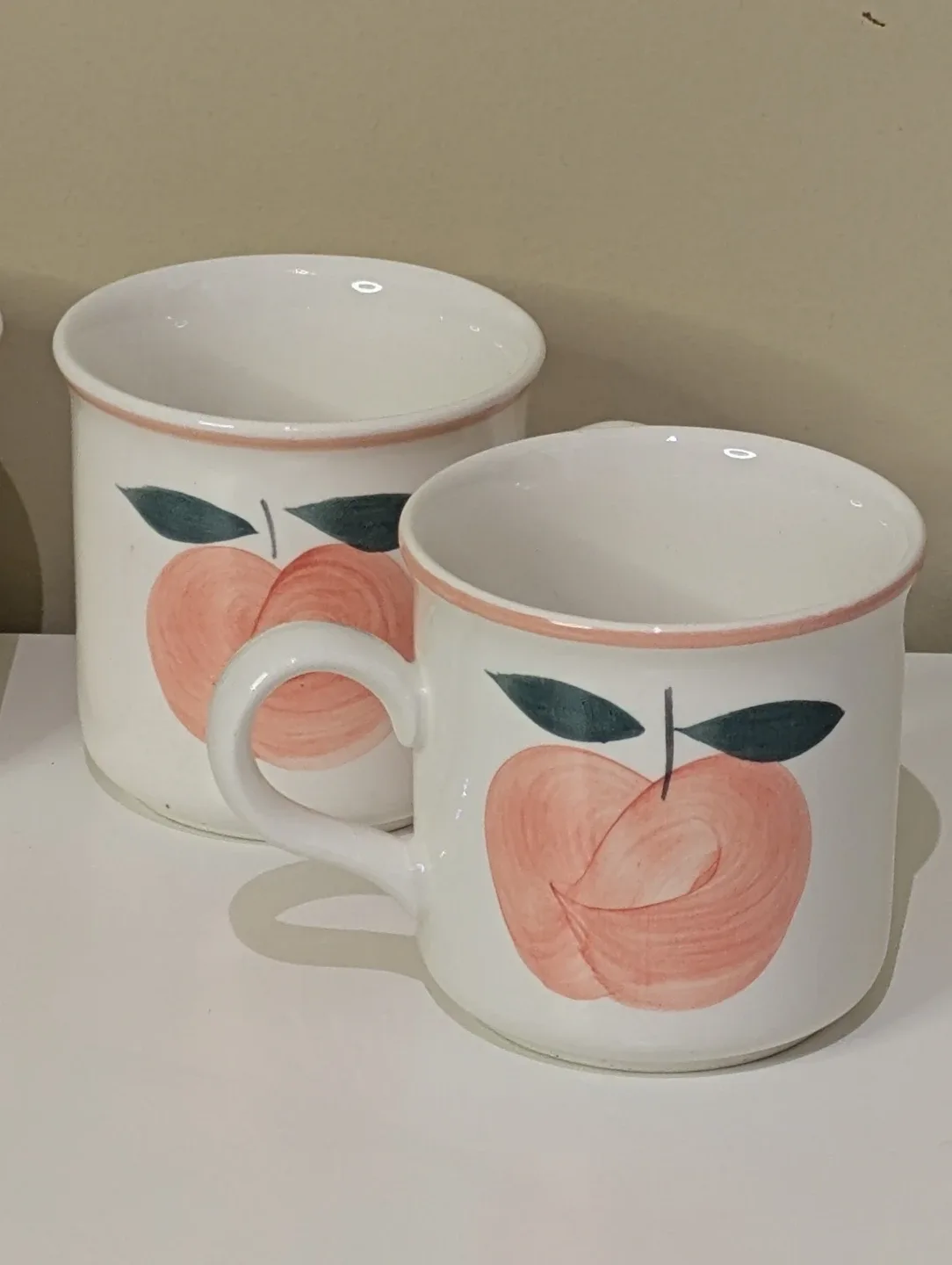 Gibson Housewares Peach Mugs - Set of 4