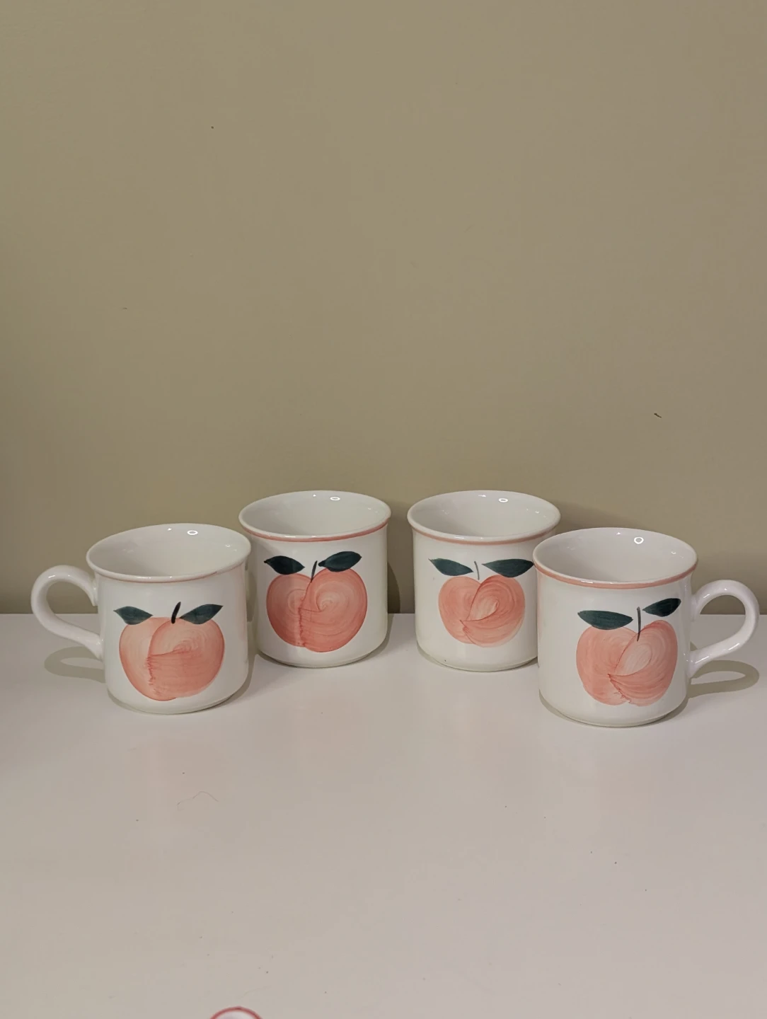 Gibson Housewares Peach Mugs - Set of 4 - photo 4