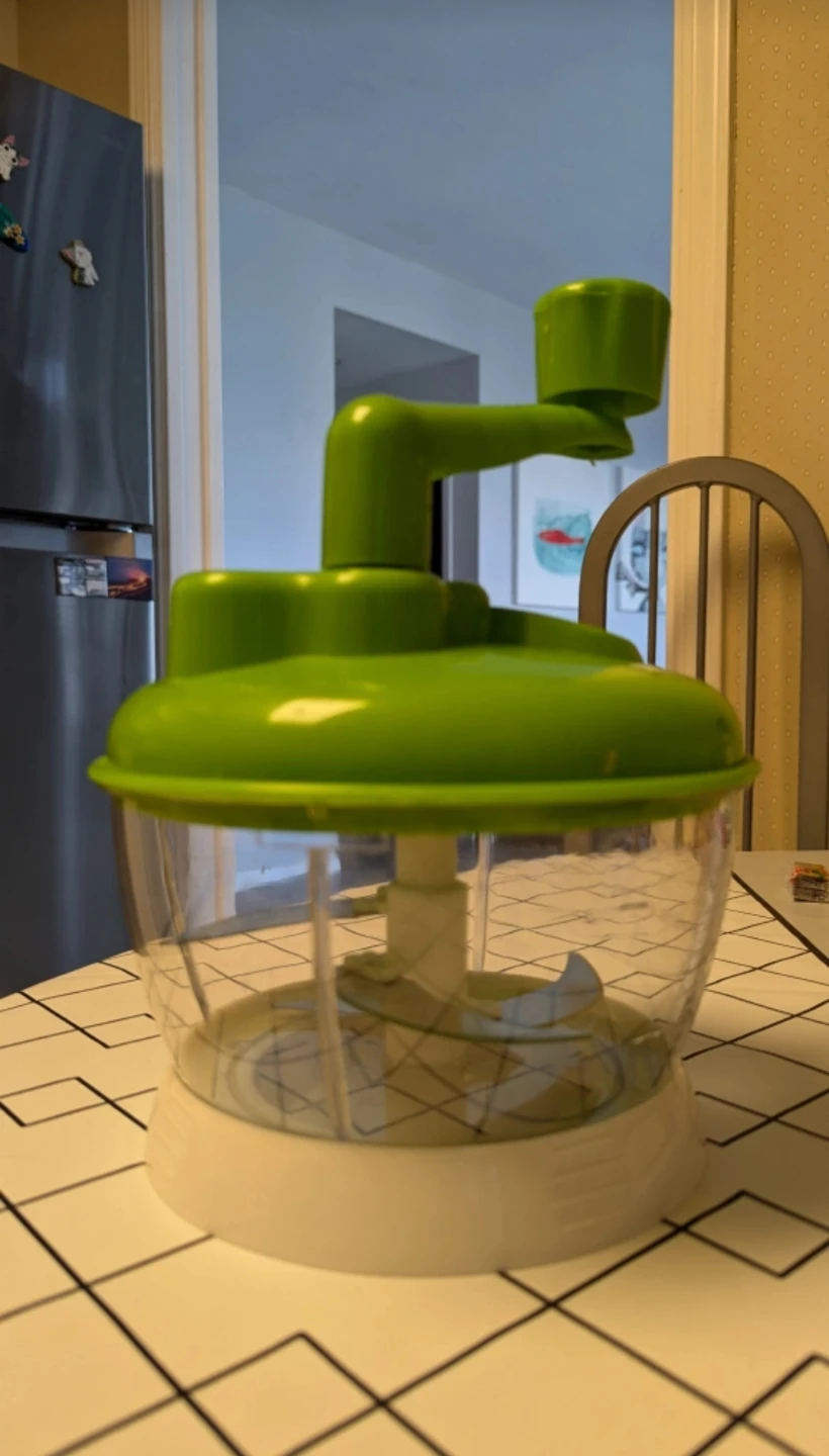 Hand Crank Food Processor Chopper - Like New!