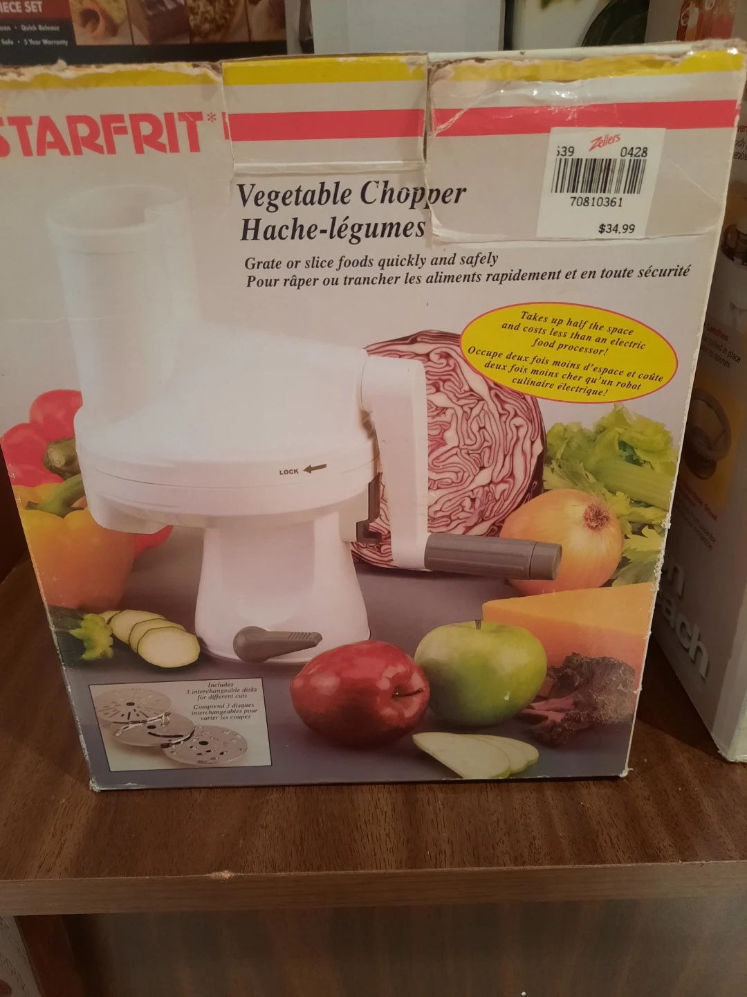Vintage - Starfrit Vegetable Chopper - New in Box!