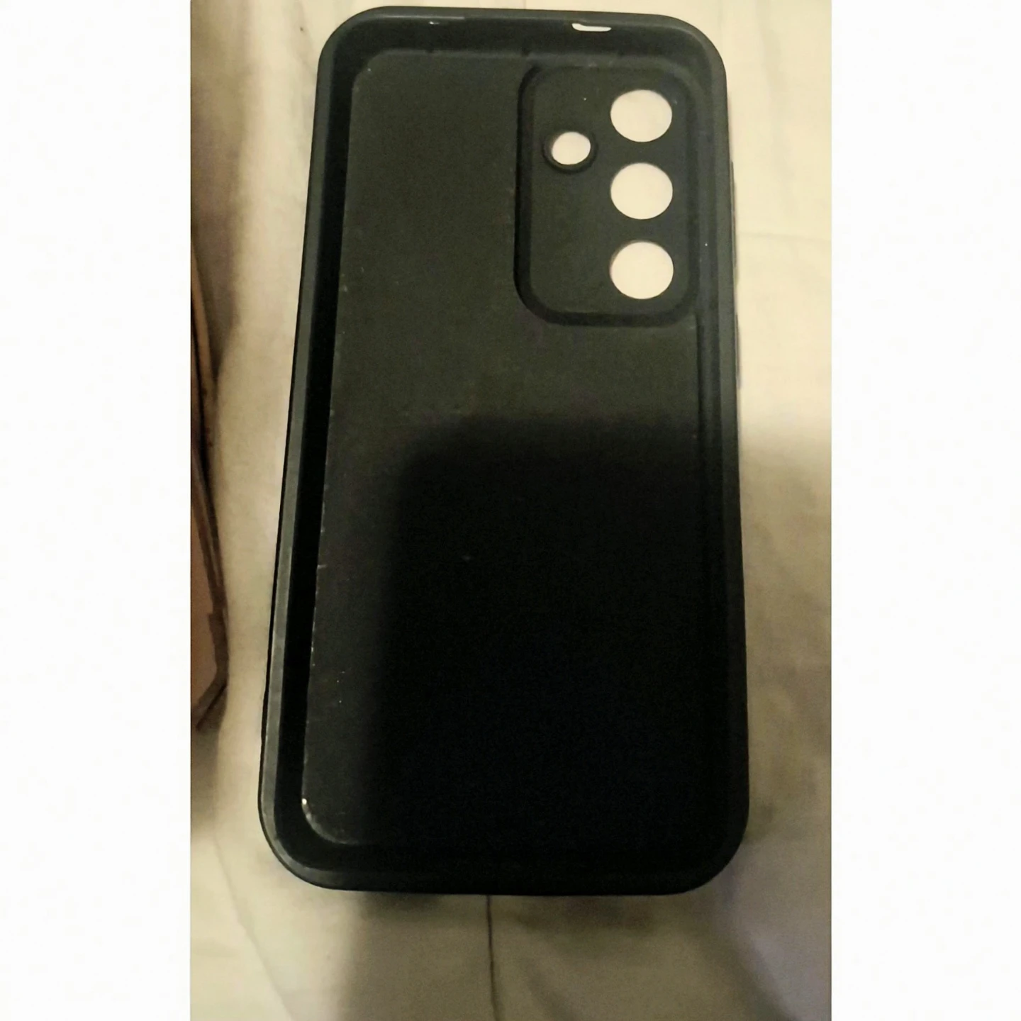Black Phone Case with Ring Holder For Samsung Galaxy A52 - photo 2