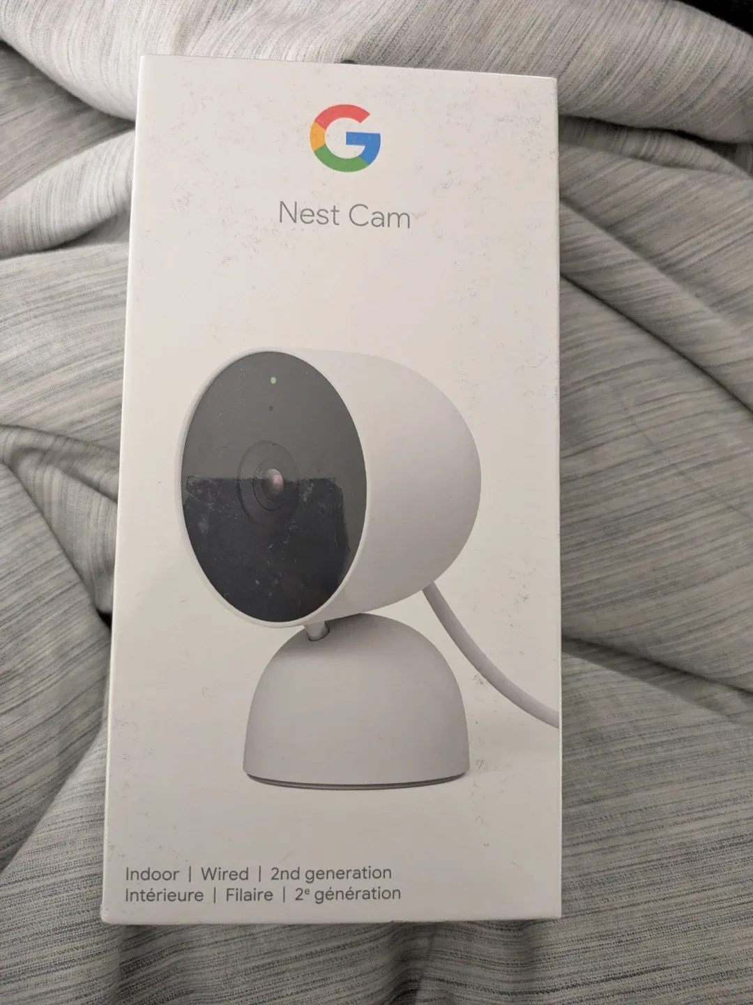 Google Nest Cam Indoor Wired 2nd Generation - New in Box!
