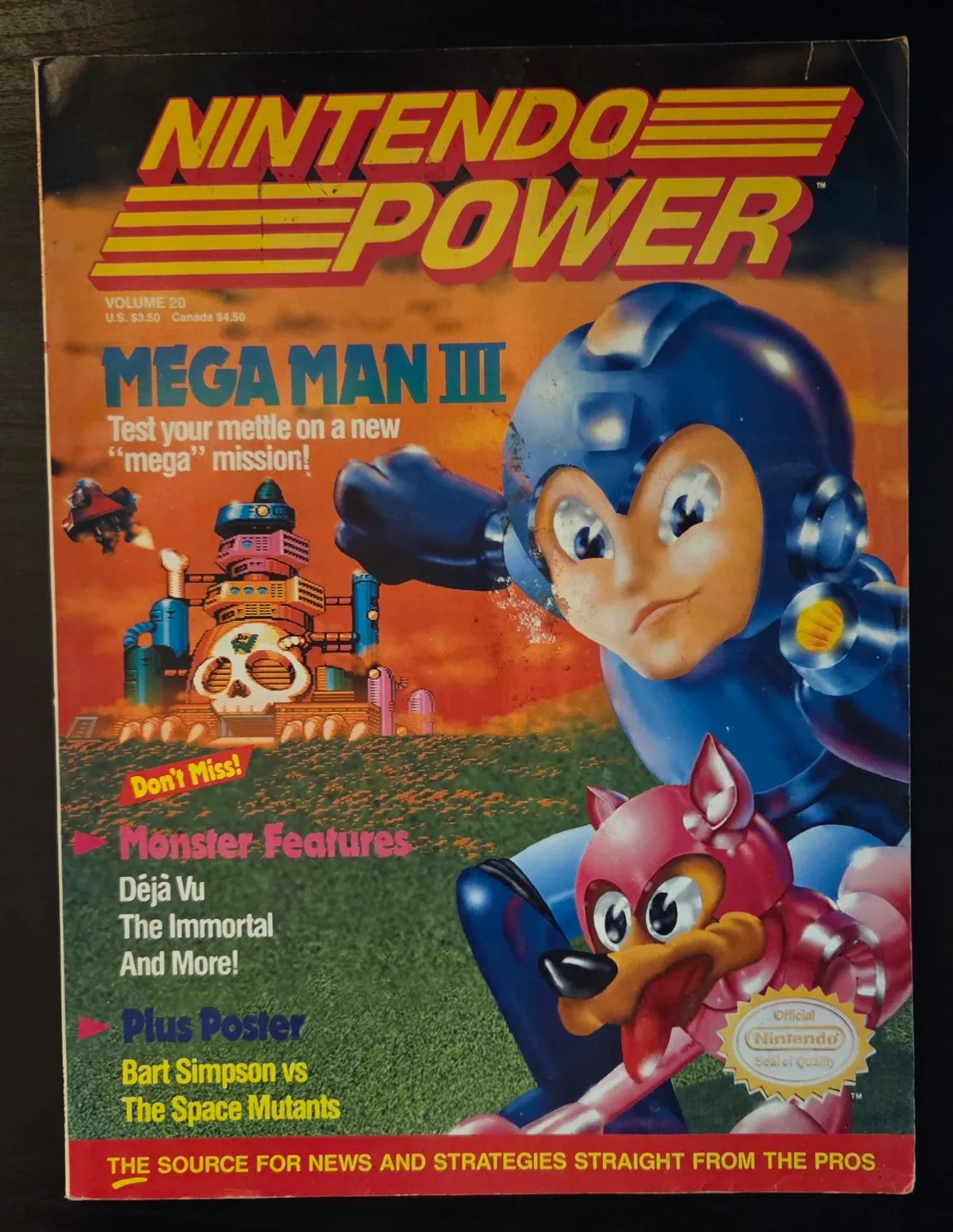 Nintendo Power Magazine Vol. 20 Mega Man III