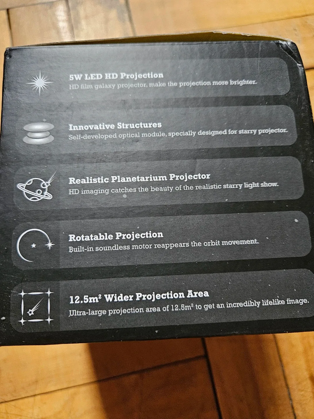 BNIB)Galaxy Projector - Starry Light Show image indicator(2)
