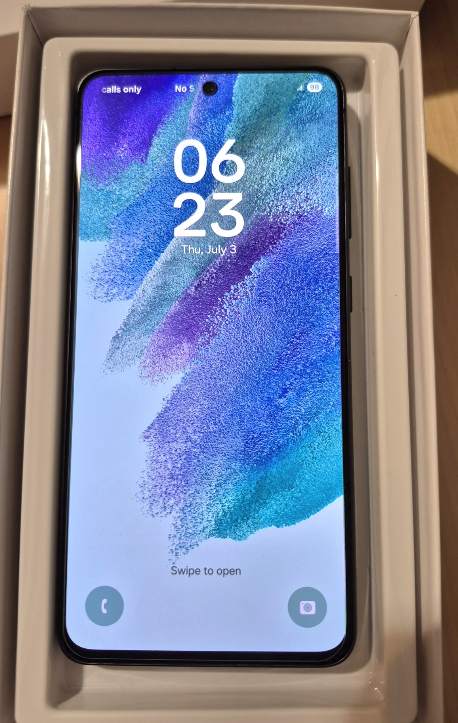 LNIB)Samsung Galaxy S21 FE 5G 128GB Unlocked phone Black