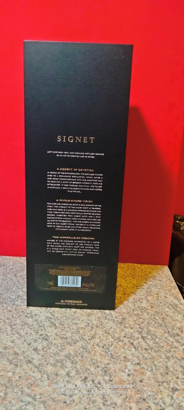 Empty Bottle and Box Glenmorangie Signet Single - photo 2