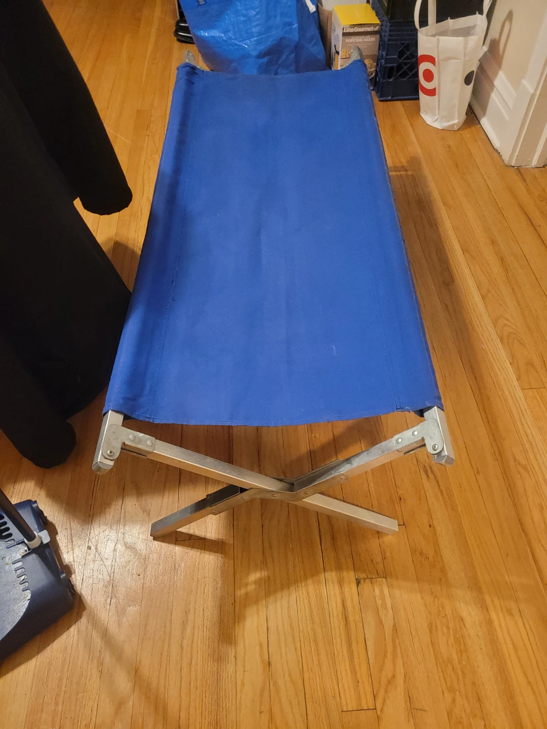 Blue Folding Camping Cot - photo 4
