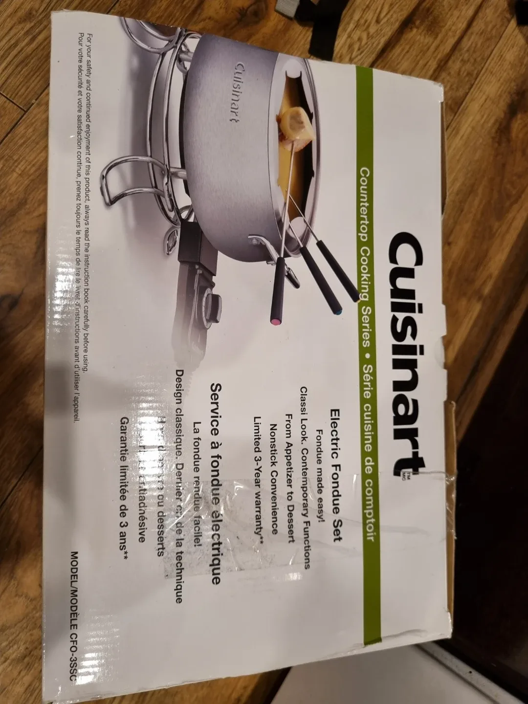 New Cuisinart CFO-3SSC Electric Fondue Pot