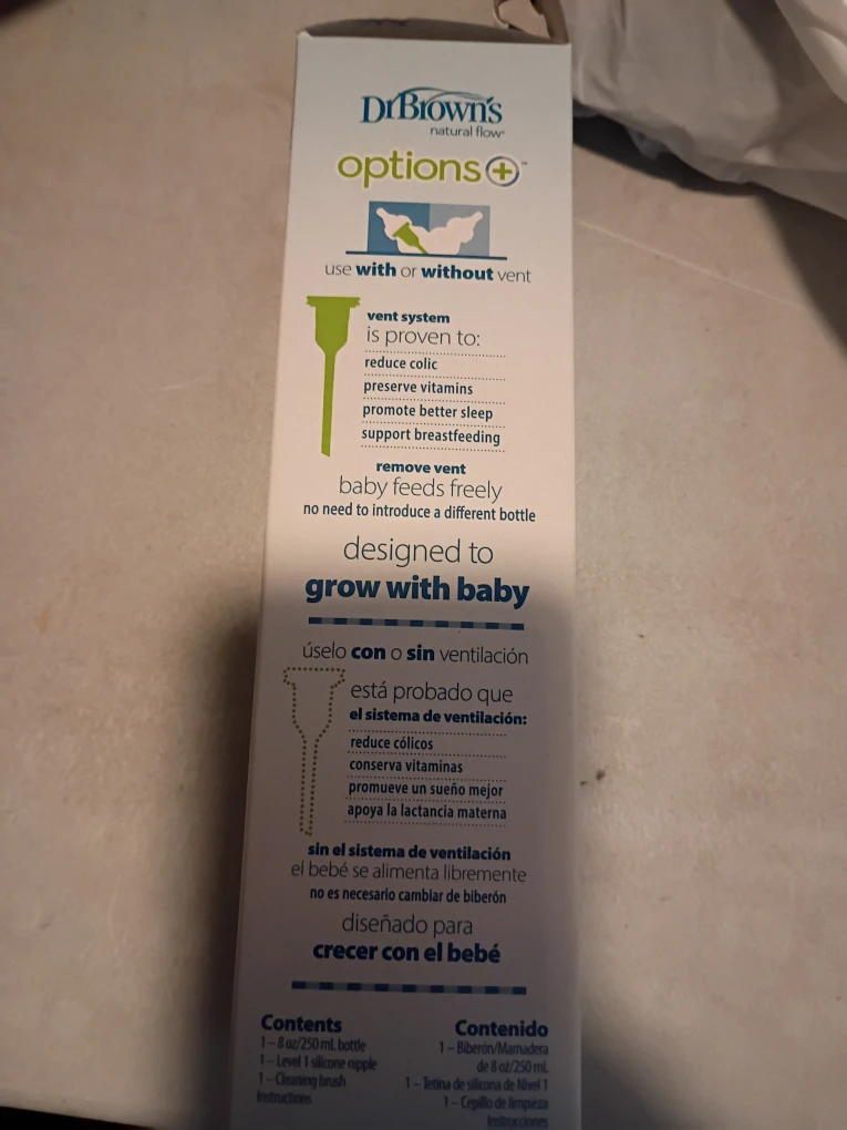 Dr. Brown's Natural Flow Anti-Colic Bottle - NEW - photo 2
