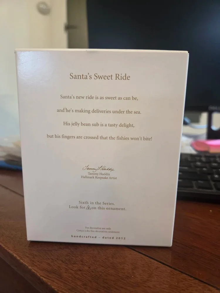 Hallmark Keepsake Ornament - Santa's Sweet Ride #Cleanout image indicator(2)