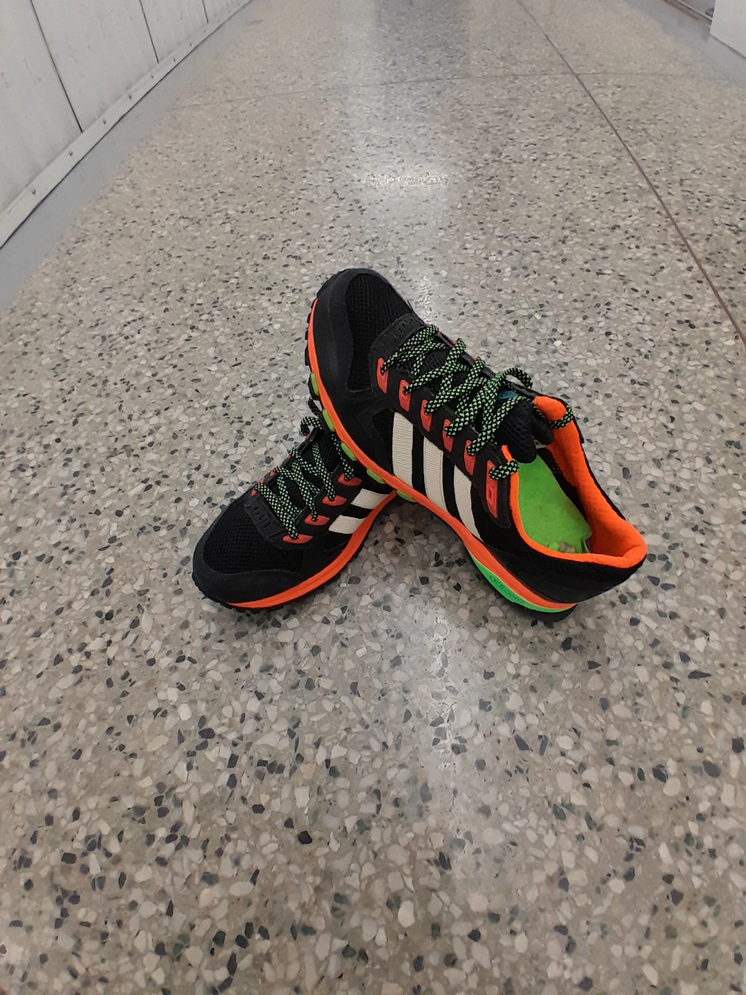 Adidas Running Shoes - Black/Orange Men's Size 8 - photo 4