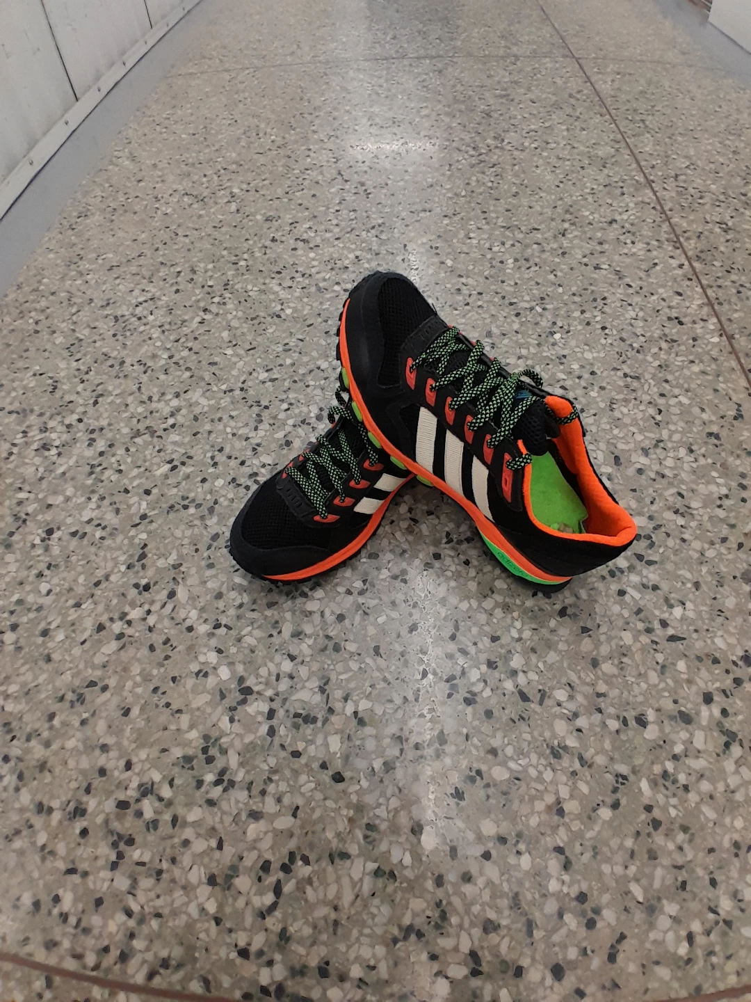 Adidas Running Shoes - Black/Orange Men's Size 8 - photo 5