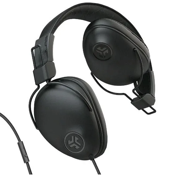 JLab Rewind Retro Headphones - Black