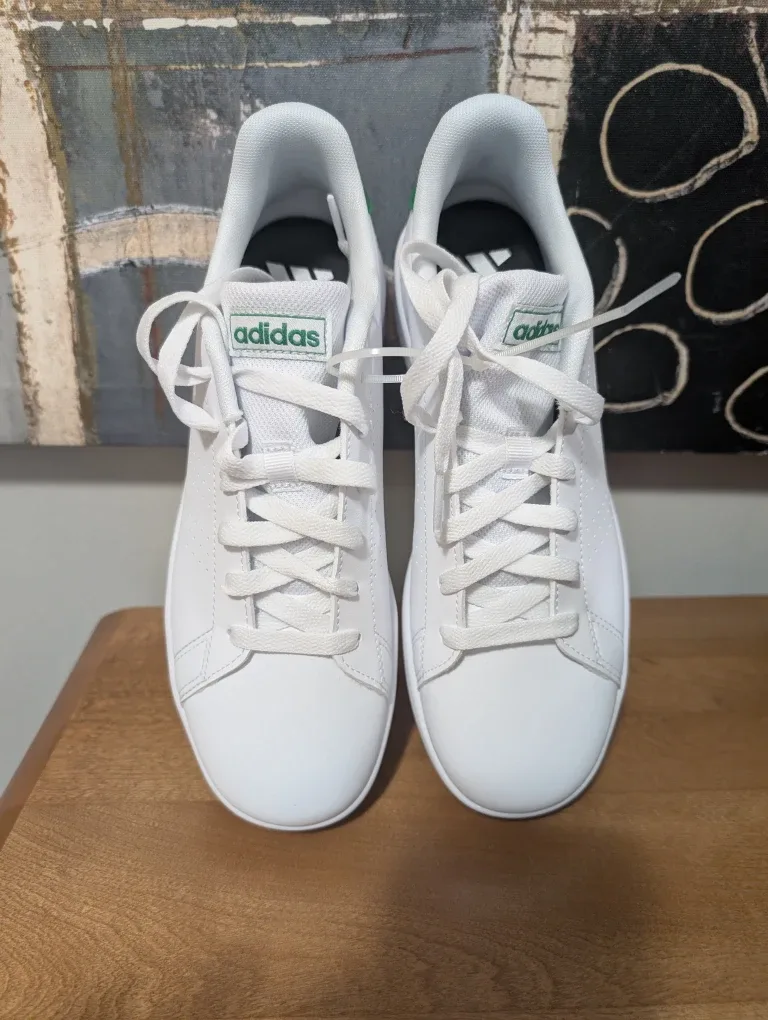 Adidas Advantage White/Green Sneakers image indicator(3)