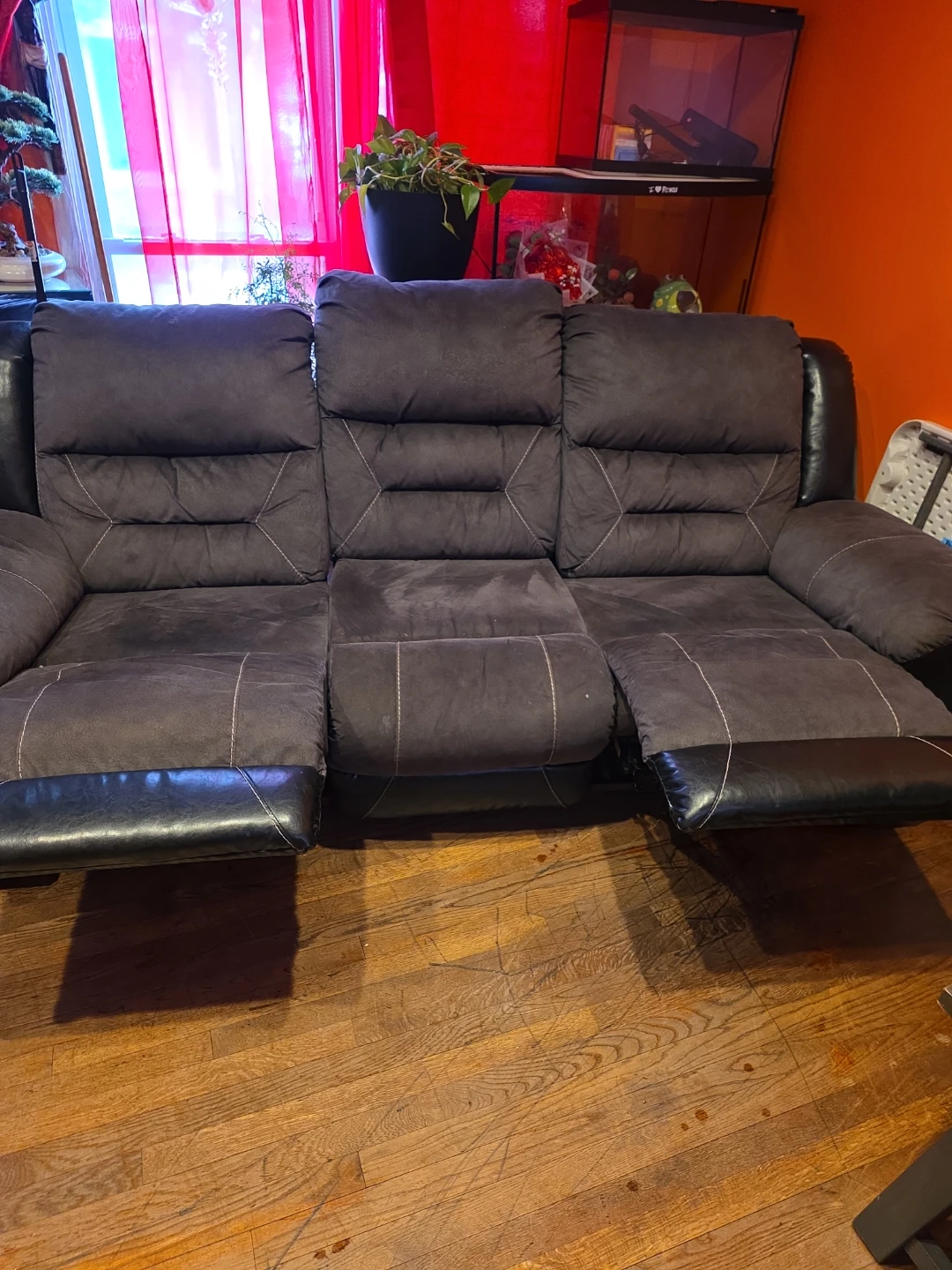 Reclining Sofa - Gray