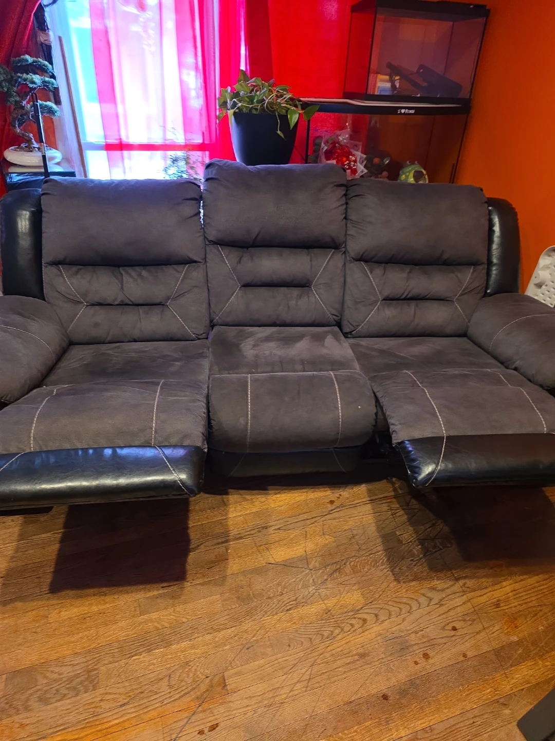 Reclining Sofa - Gray - photo 2
