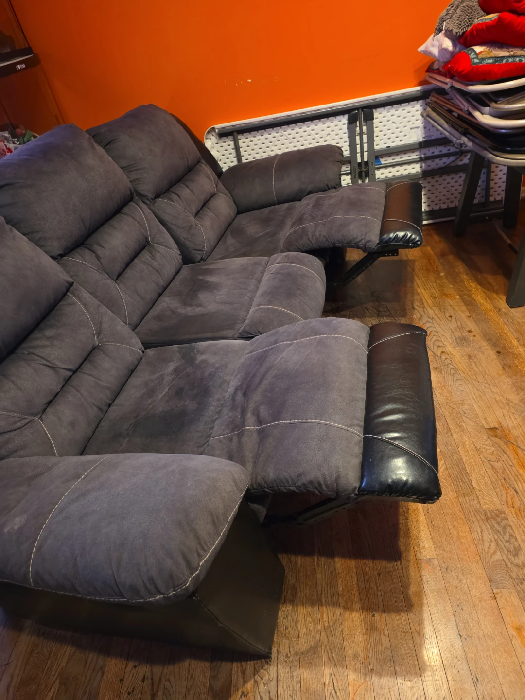 Reclining Sofa - Gray - photo 3
