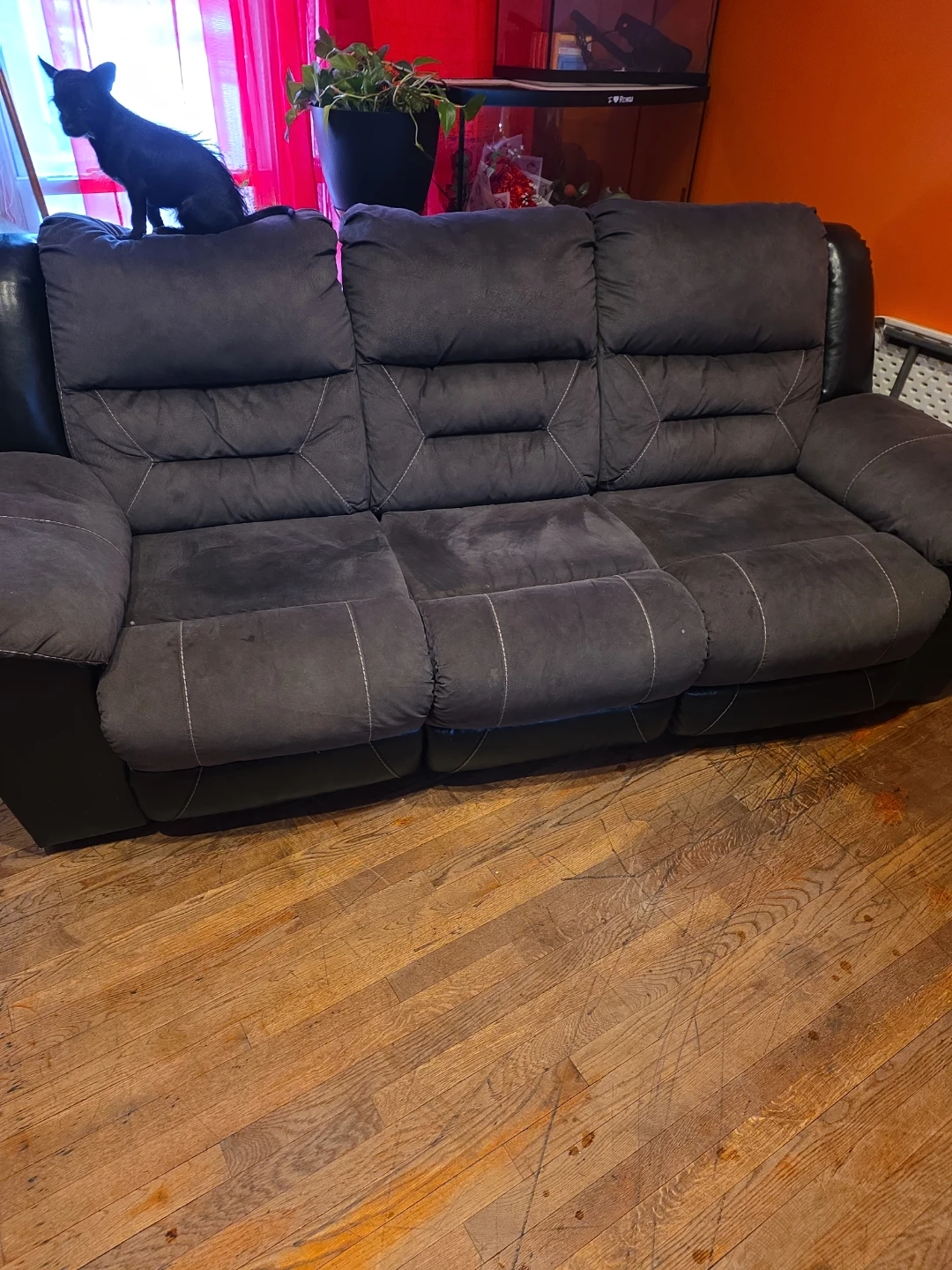 Reclining Sofa - Gray - photo 4