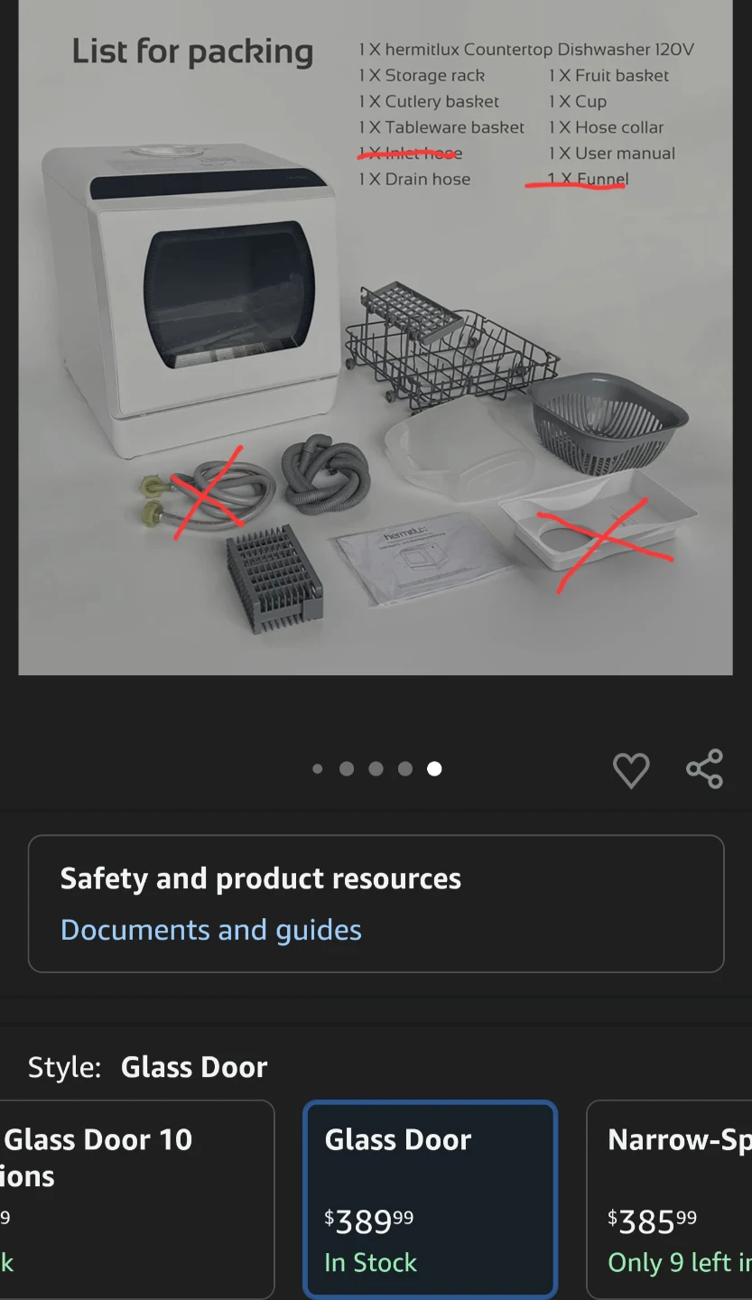 Counter top dish washer/ no drilling needed - photo 3