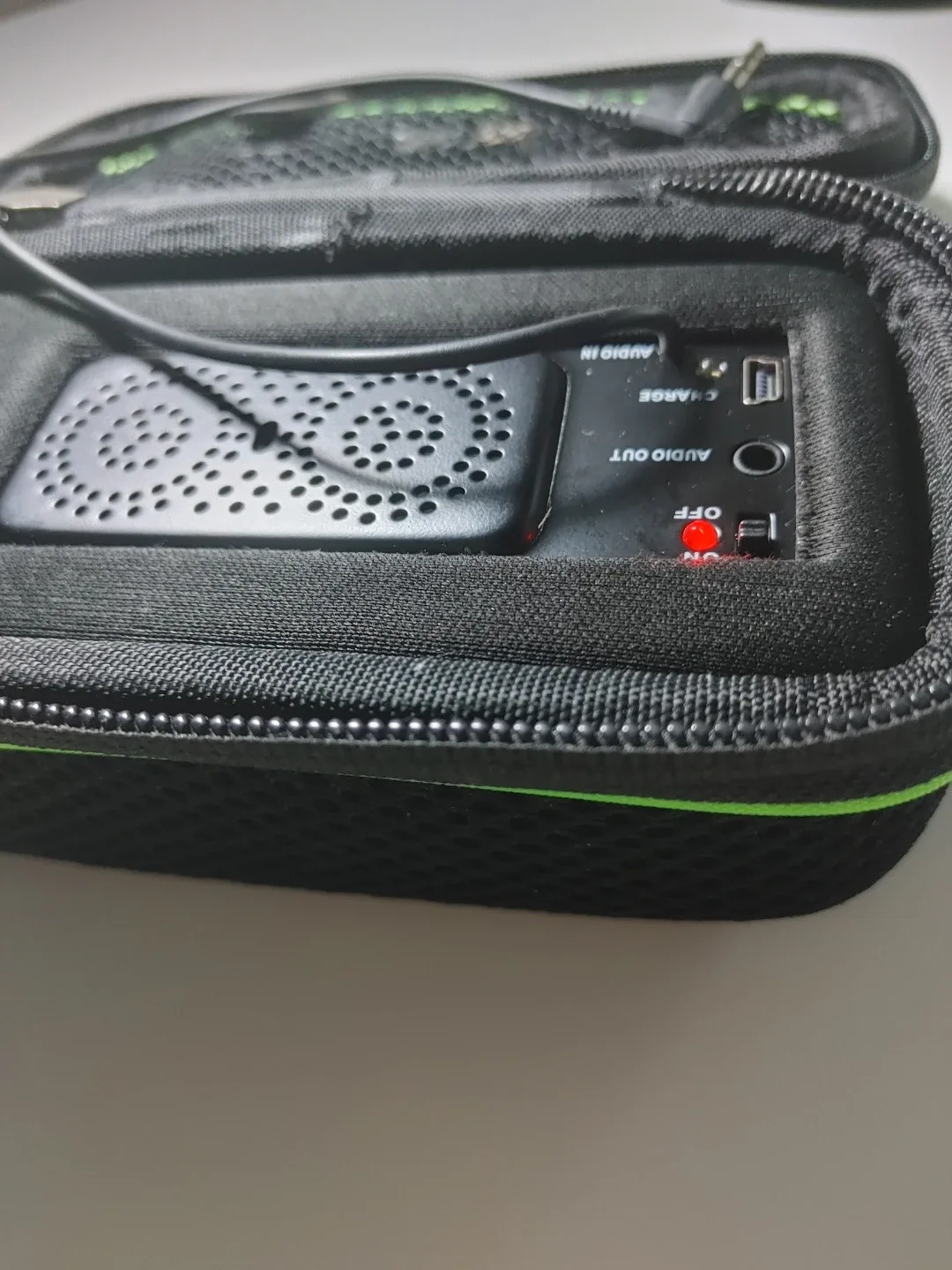 Goal Zero Rock Out Portable Speaker w/ Case - Black/Green image indicator(6)