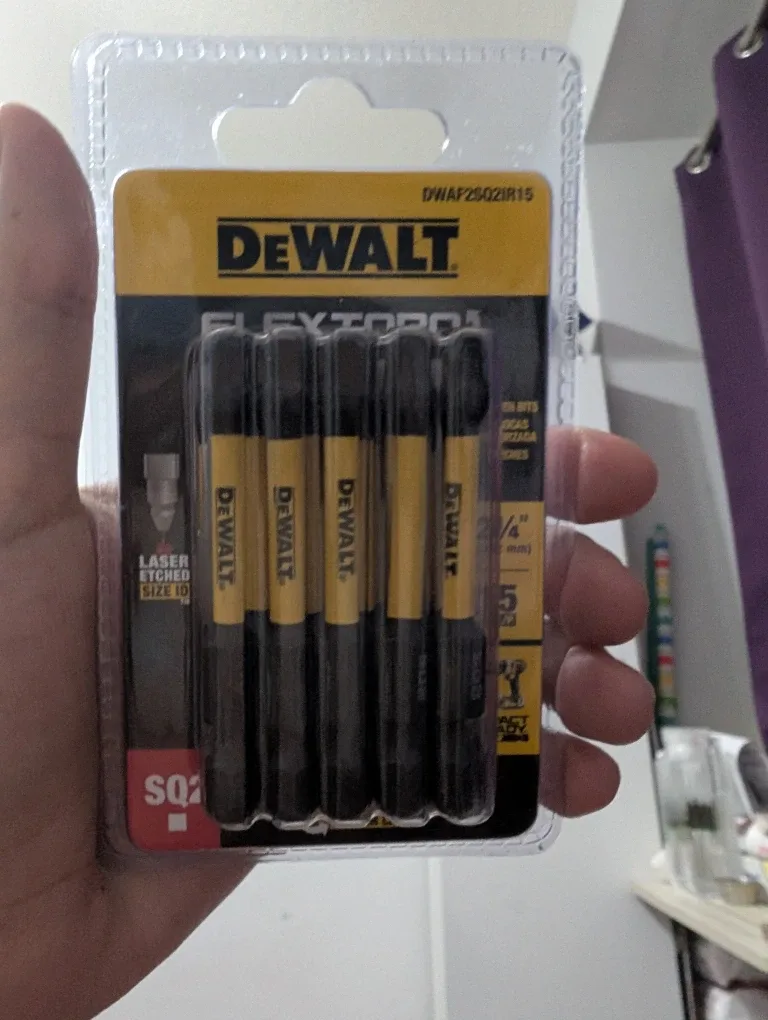 New DeWalt FLEXTORQ SQ2IR15 Impact Ready Bits image indicator(2)