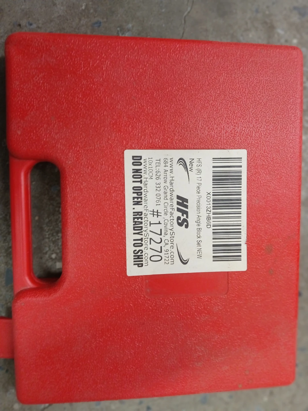 New HFS 17 Piece Precision Angle Block Set